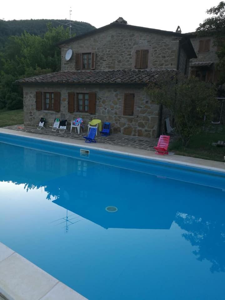 Villa Il Corniolo Morra Kamer foto