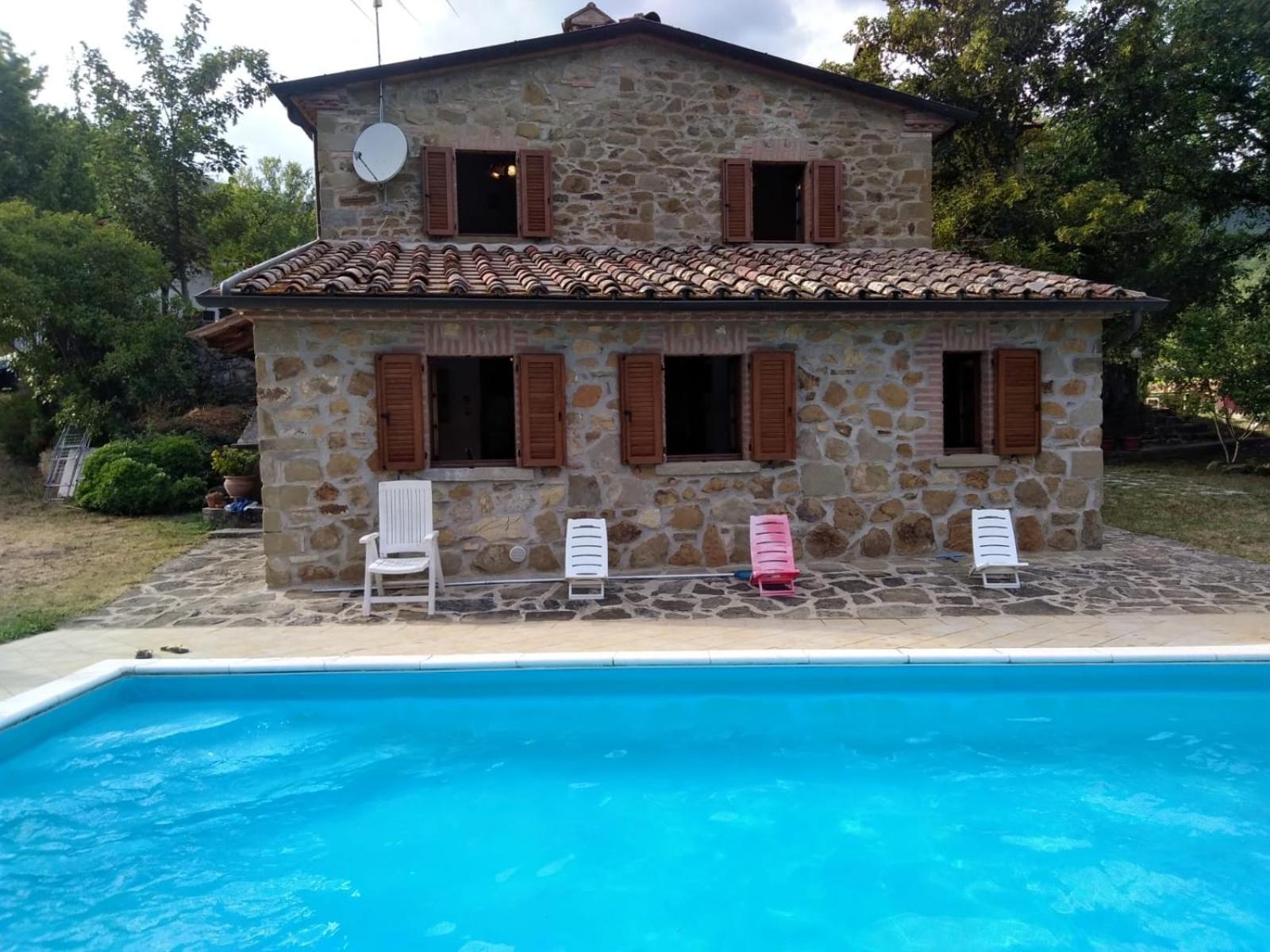 Villa Il Corniolo Morra Kamer foto